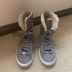 Ugg grey hi/low tops